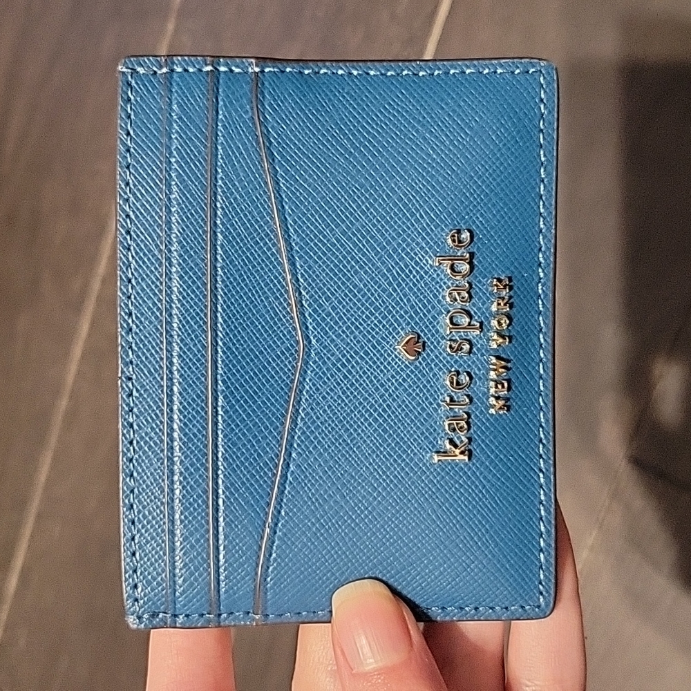 Staci saffiano small card holder